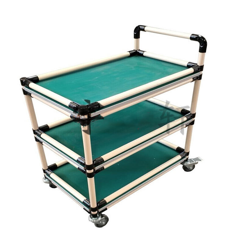 加工定制工厂车间置物手推车加固物料工具车带轮移动多层周转车