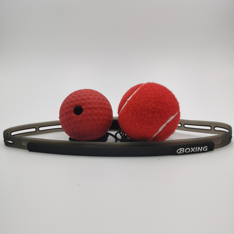 跨境拳击速度反应训练球头戴式拳击球搏击反射弹力球家用健身器材