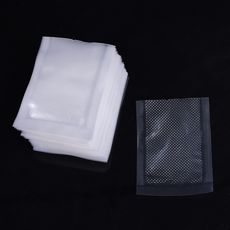 食品纹路真空袋共挤网纹包装袋抽气压缩真空袋三边封保鲜袋可批发