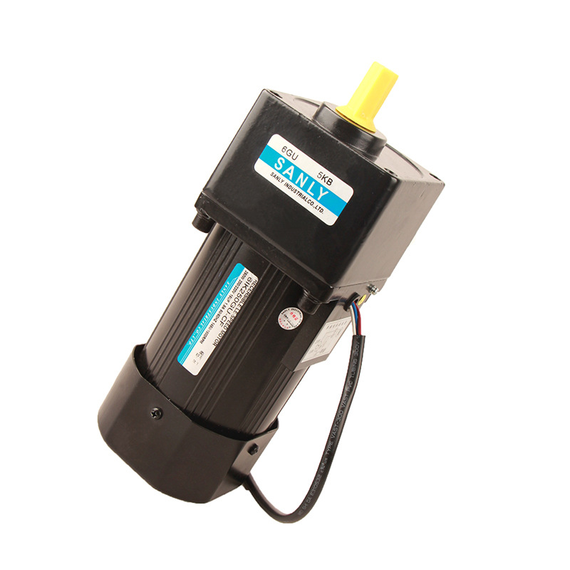 sanly纺织机械用140w调速交流马达 6ik140rgu-cf小型齿轮减速电机