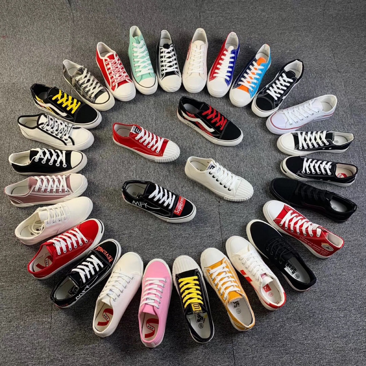 地摊鞋货源3-15元新款女鞋批发硫化鞋帆布鞋温州库存鞋摆摊夜市