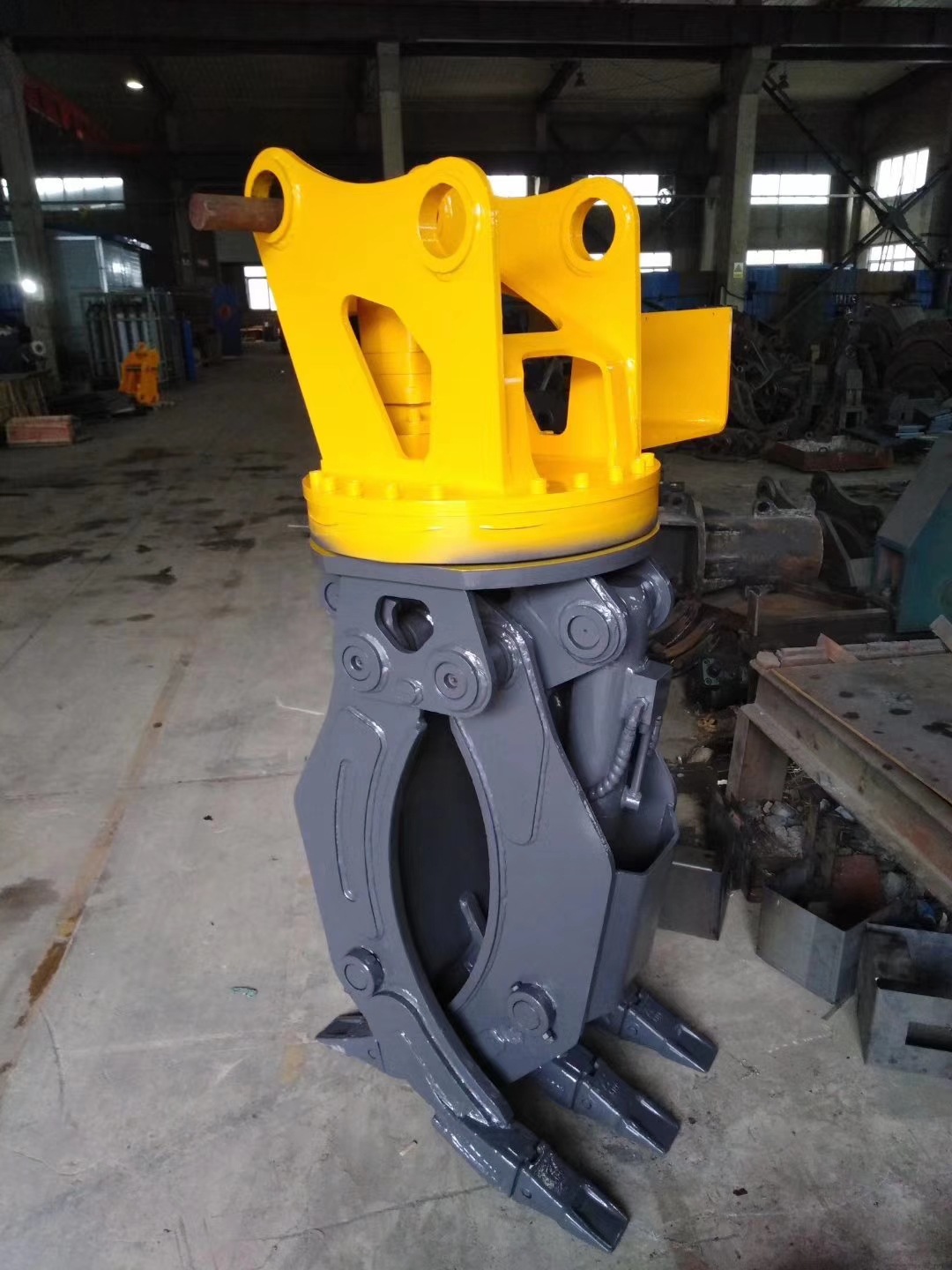 厂家直销挖机抓木器 360度旋转液压夹木器树夹子抓钳器抓钢器