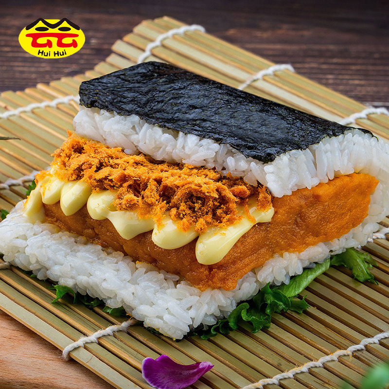 乐肴居蛋黄肉松大块饭团150g儿童早餐方便米饭微波加热即食冷冻品