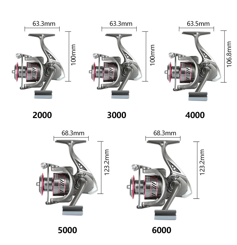 比灵斯全金属渔线轮 抛竿纺车轮渔轮海竿轮 跨境渔具fishing reel