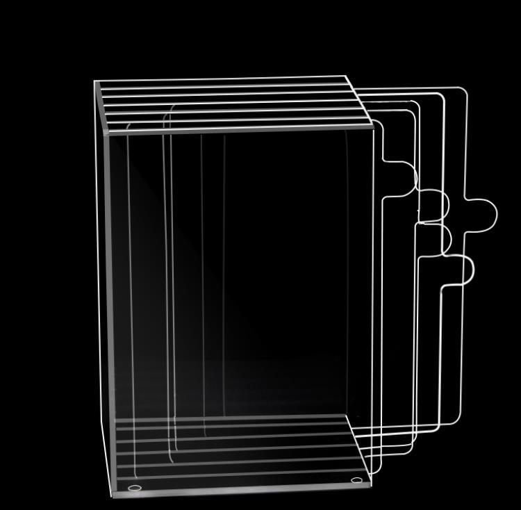 工厂直销美甲成品贴片款式展示板磁吸打版作品框样板架桌面亚克力