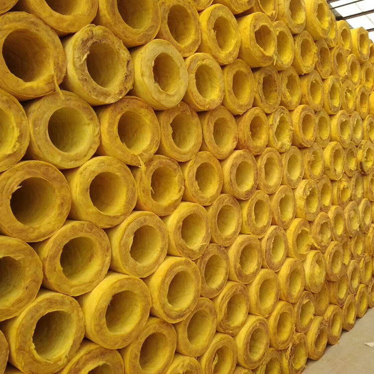 欧文斯科宁玻璃棉管通风管道隔热保温玻璃棉管离心保温玻璃棉管壳