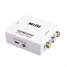 批发 HDMI转AV小白盒系列hdmi/vga/av转换器 视频信号插头转接线