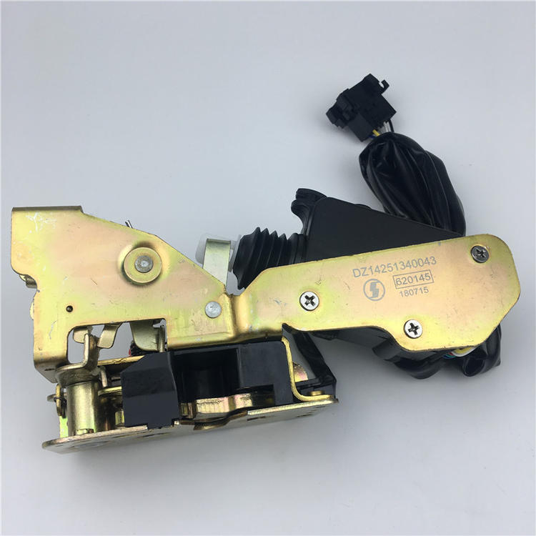 适配德龙x3000车门电动锁体总成锁块带闭锁器 车门锁总成