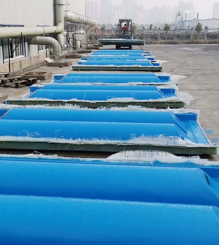 玻璃钢污水池拱形盖板密封板集气罩设备防臭板玻璃钢盖板定制厂家