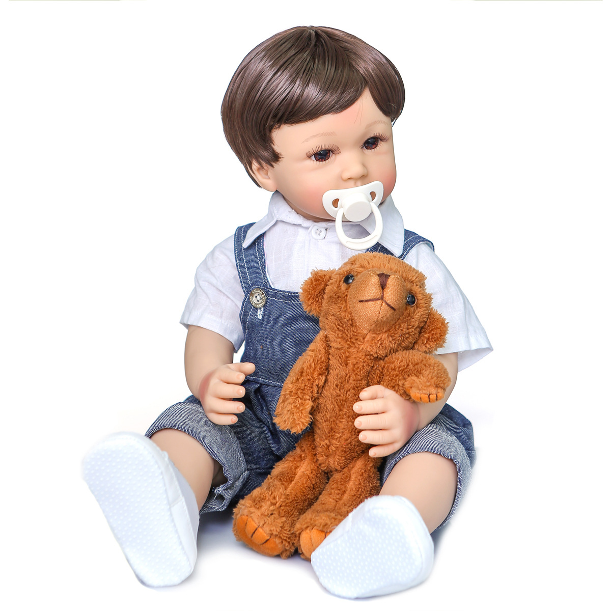 60厘米小男孩娃娃 reborn toddler boy 仿真娃娃