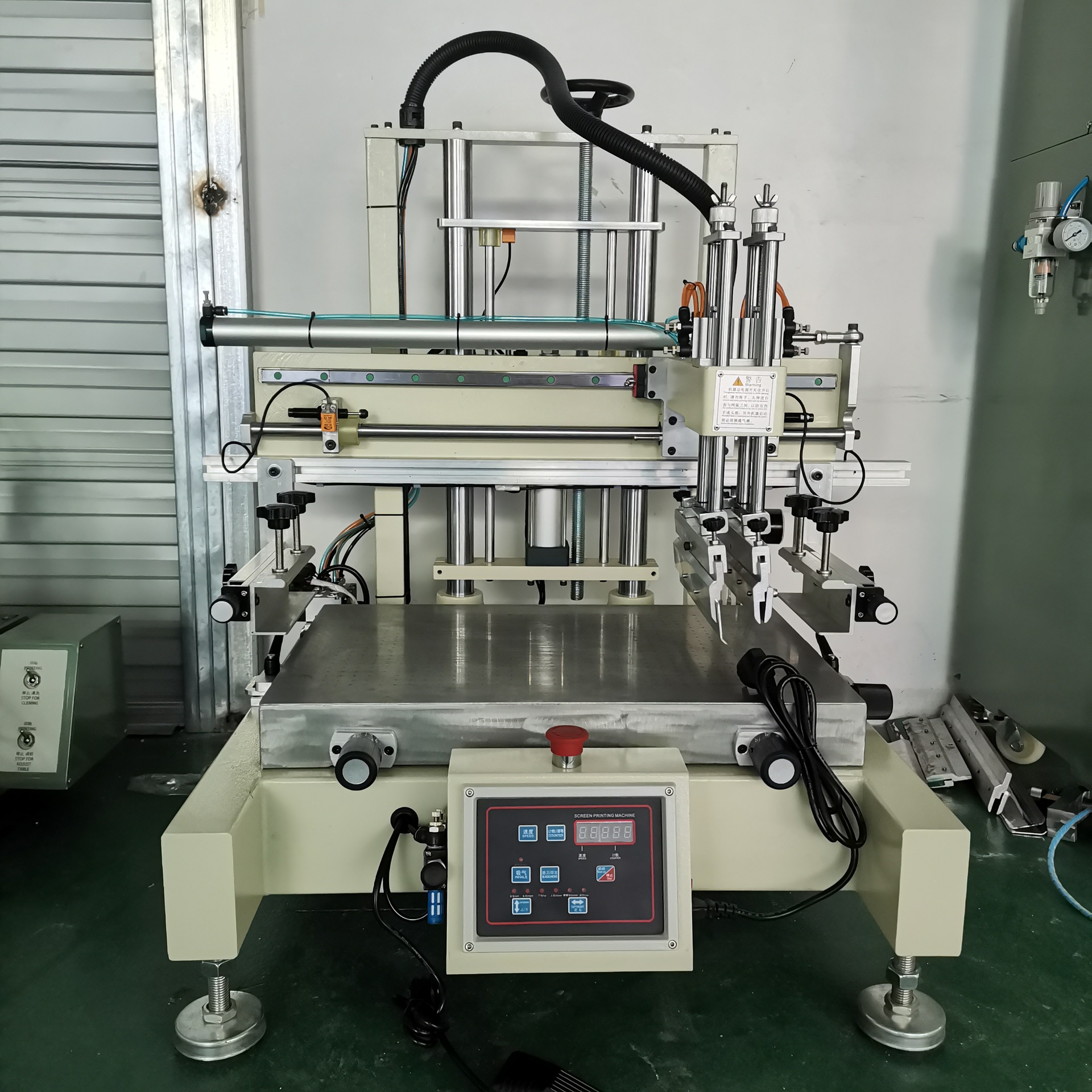 小中型台式平面丝印机单色自动丝网印刷机玻璃印刷机皮革网印机