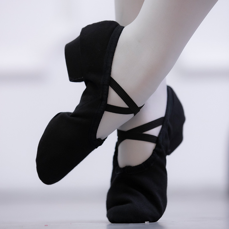 0成交2177双形体鞋训练团体舞蹈鞋软底皮面高跟牛筋广场舞鞋女鞋现代