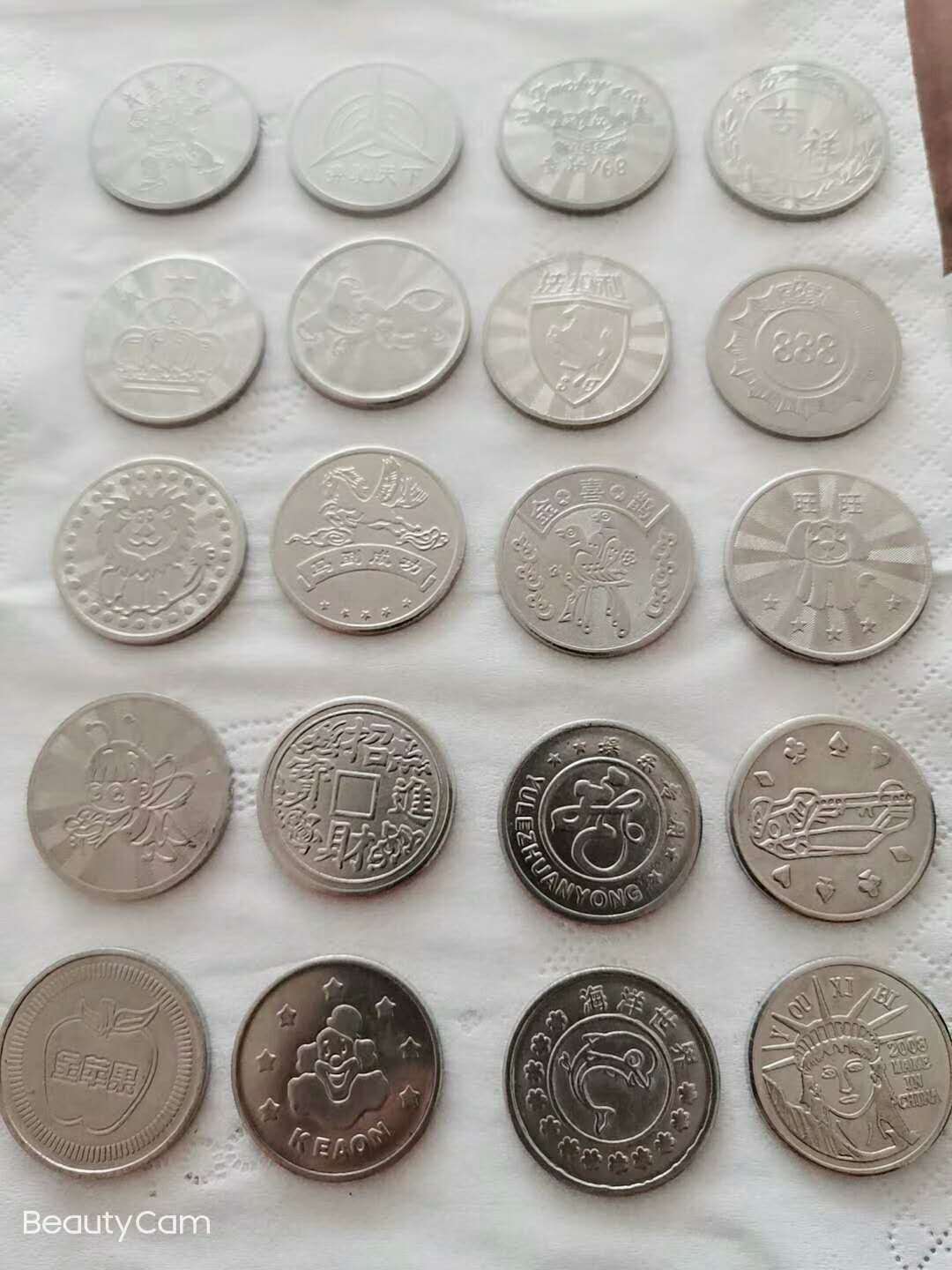 大型电玩城投币游戏机专用游戏币 一元代币厂家直销 制作游戏币