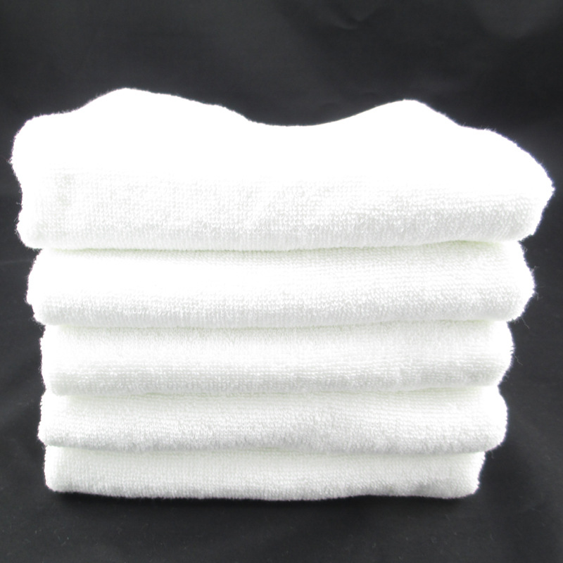 32 Shares 100G Hotel Hotel Beauty Salon Hot Spring Embroidered Logo Cotton Thickened Absorbent White Towel