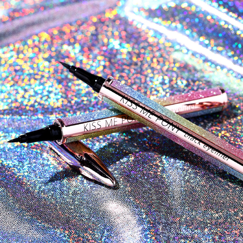 抖音同款kissmepony新款星空眼线笔极细持久防水防汗不晕染初学者