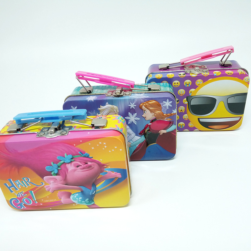 儿童糖果包装盒 带手挽礼品包装罐定制各种礼品儿童玩具盒 印刷盒