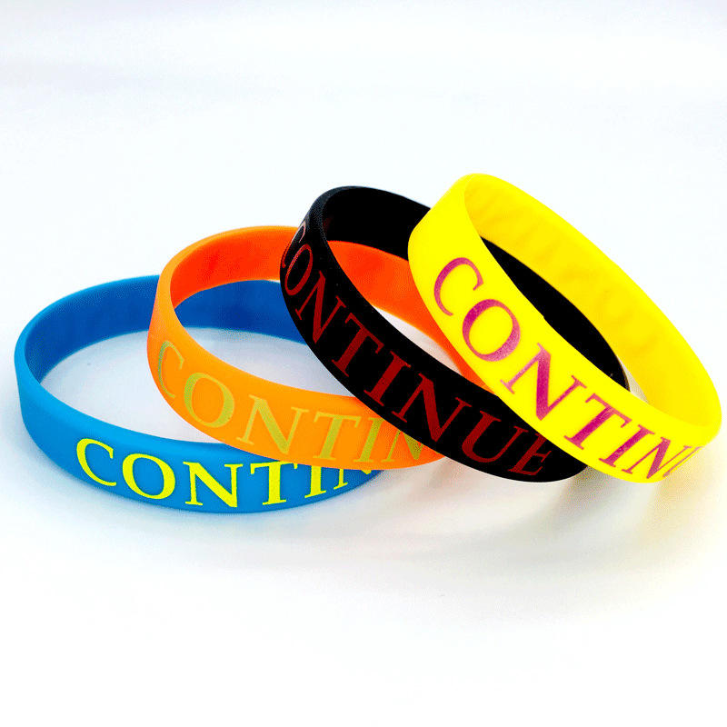 continue硅胶手环 路小北穿越火线继续战队吴磊同款硅胶手环腕带