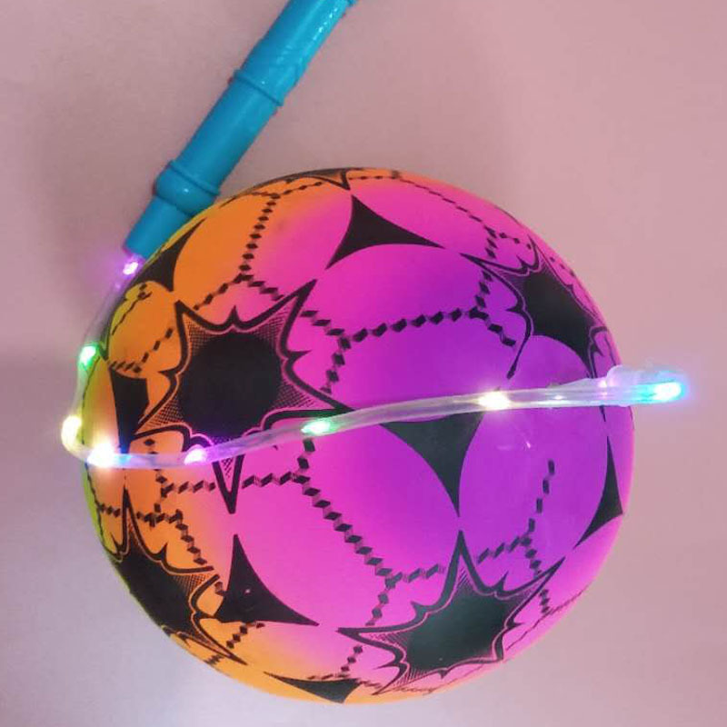 健身甩甩球手摔球发光弹力气球儿童网红夜市工厂批发热卖波波球