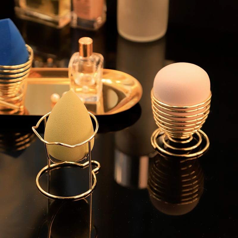 美妆蛋收纳架子晾晒架化妆棉蛋托架收纳盒 葫芦海绵化妆蛋粉扑架