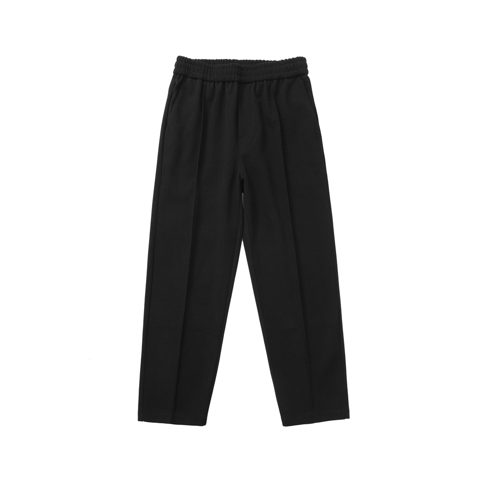   Woolen Pants Men's Fall Korean Trend Slim-Fitting Straight Pants Draping oose All-Matching Casual Trousers Suit Pants