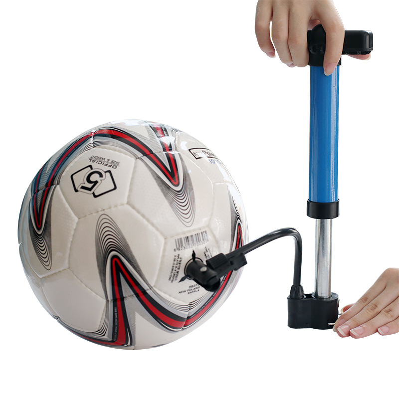 自行车打气筒便携式美式手动气筒迷你充气筒小型篮球类打气杆