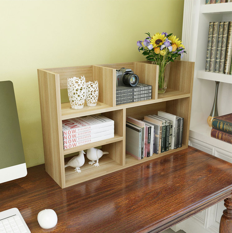 学生用书架简易桌上儿童桌面小书架置物架办公室收纳架省空间书柜