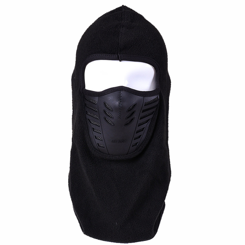 冬季户外骑行滑雪面罩 男女头套cs面罩巴拉克拉法摇粒绒保暖帽