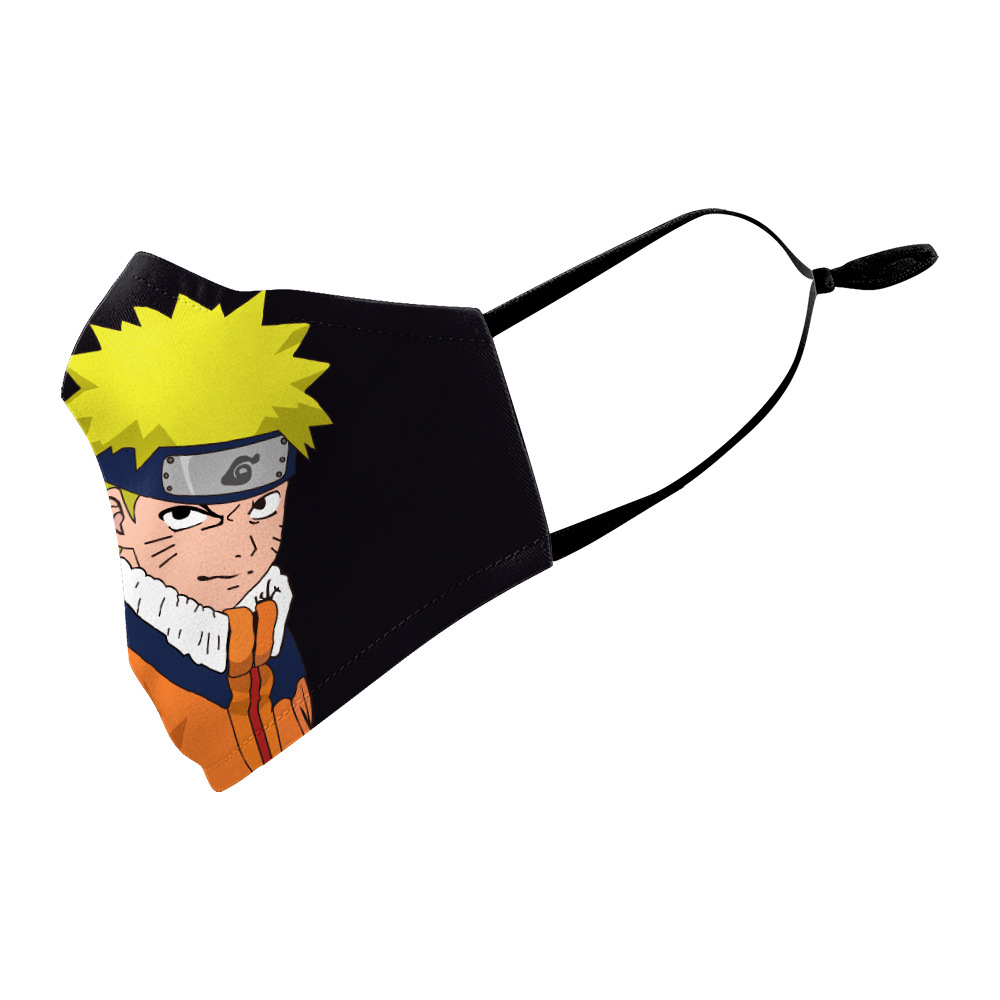 万圣节cospaly日本动漫火影忍者卡通图案口罩防尘雾霾跨境亚马逊