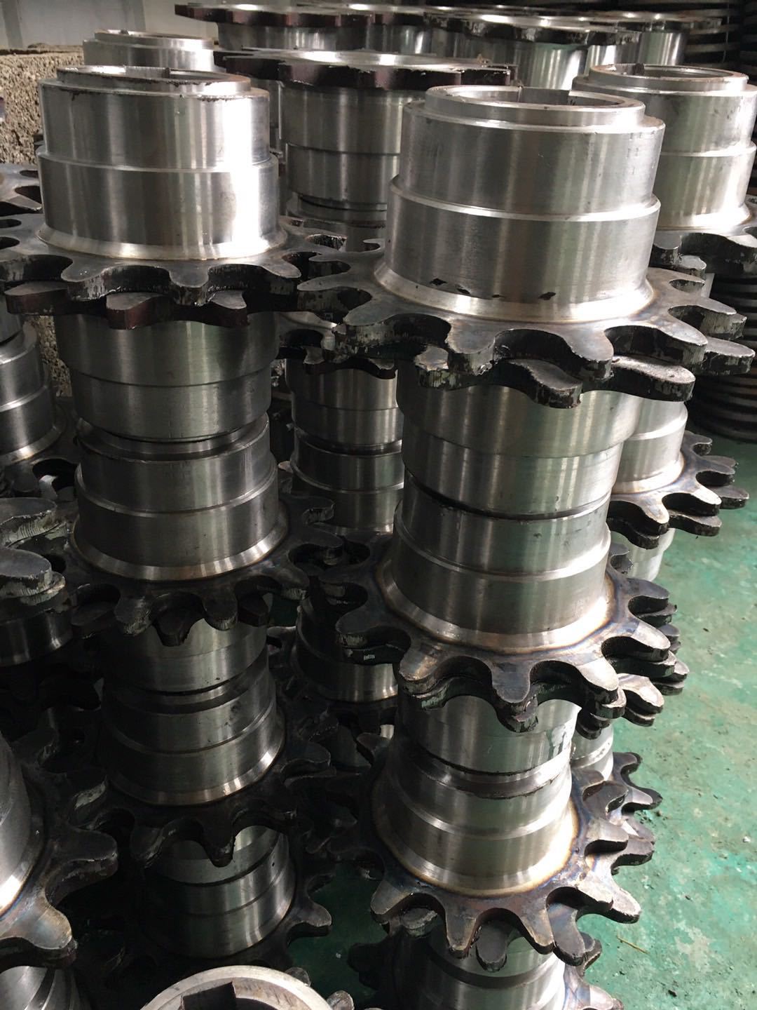 煤矿皮带机包胶滚筒用链轮 12牙链轮生产厂家