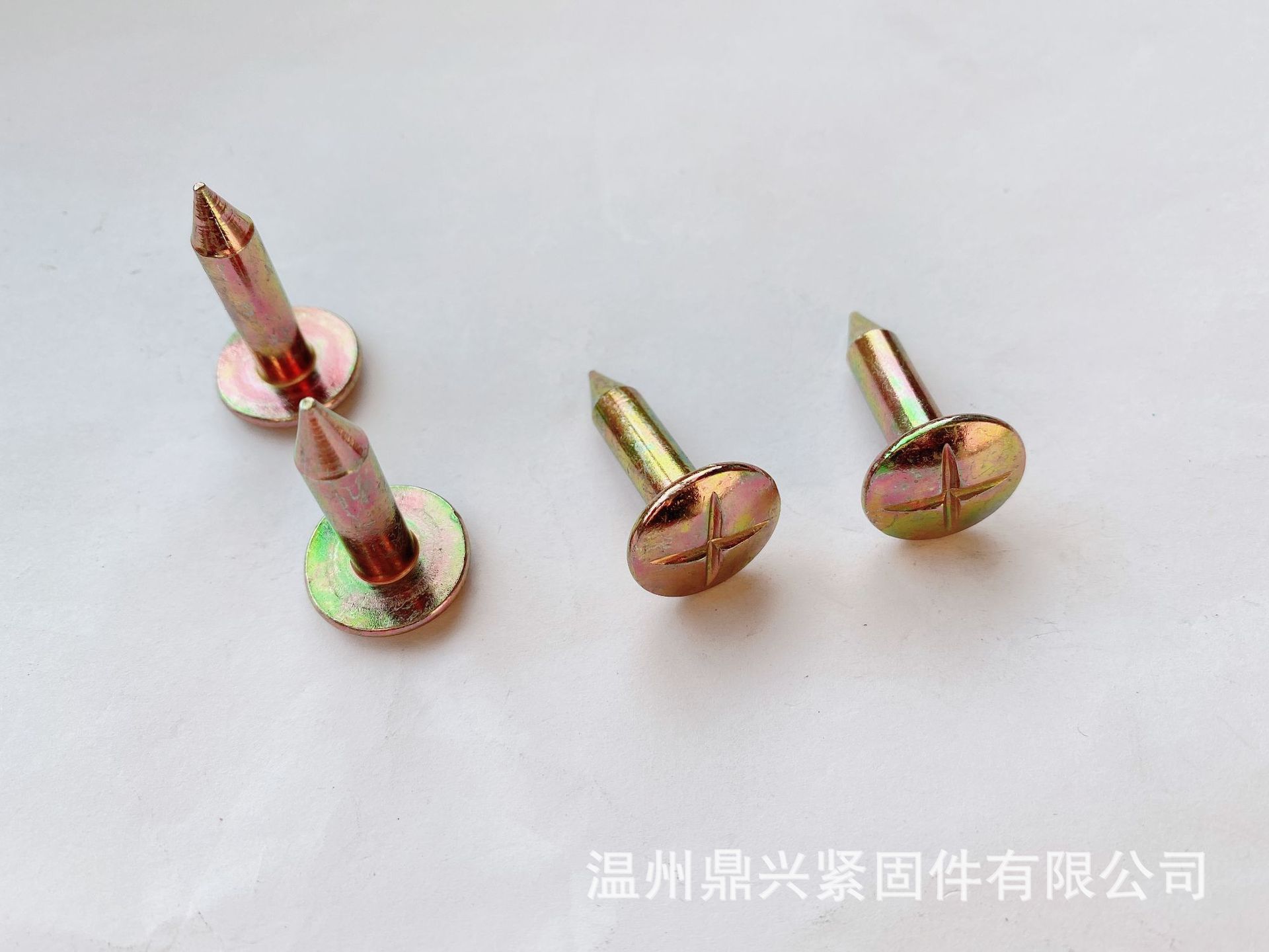 厂家直销 侧钉大头钉子 十字钉 加硬钉 大头钉 来图来