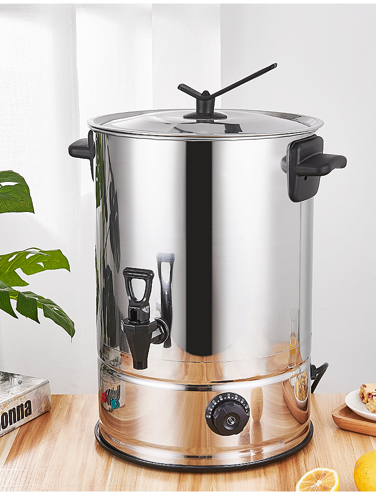 厂家直销不锈钢电热开水桶大容量烧水桶保温桶电热凉茶桶304批发