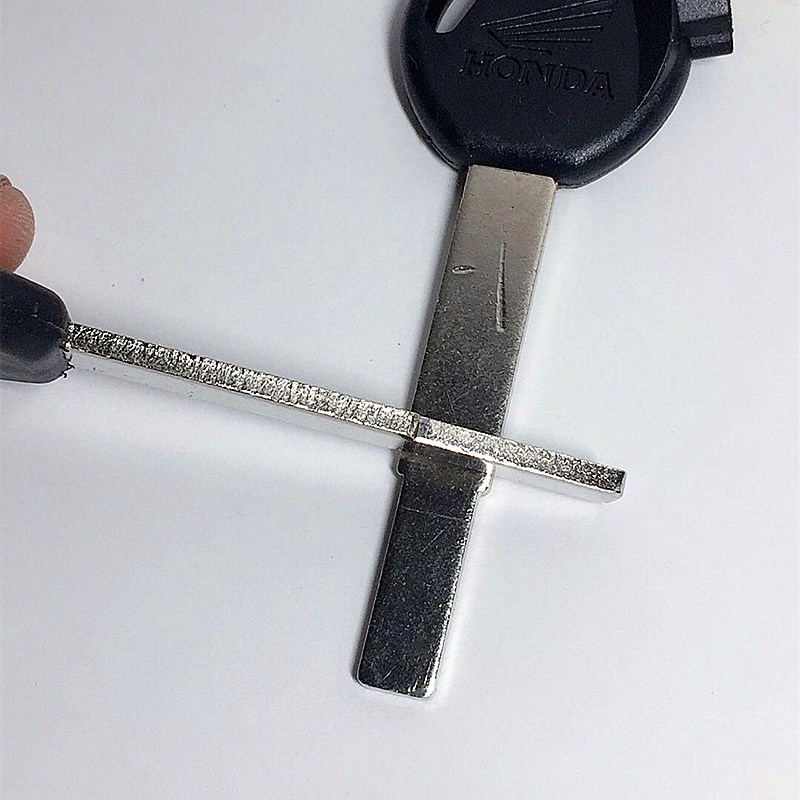 带角五羊加长平板内铣槽c级多轨道电动车铜质厚2.4mm钥匙胚子