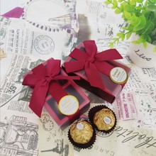 欧式喜糖盒 巧克力包装盒 两粒装巧克力盒 婚礼伴手礼盒 糖果盒