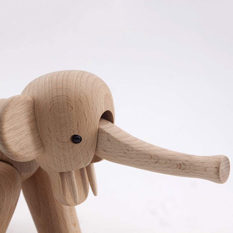 厂家批发实木榉木大象木质工艺品家居摆饰生日礼物木玩礼品摆件