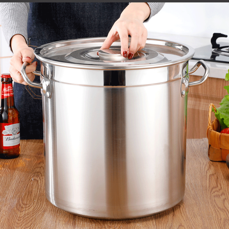 不锈钢桶带盖圆桶