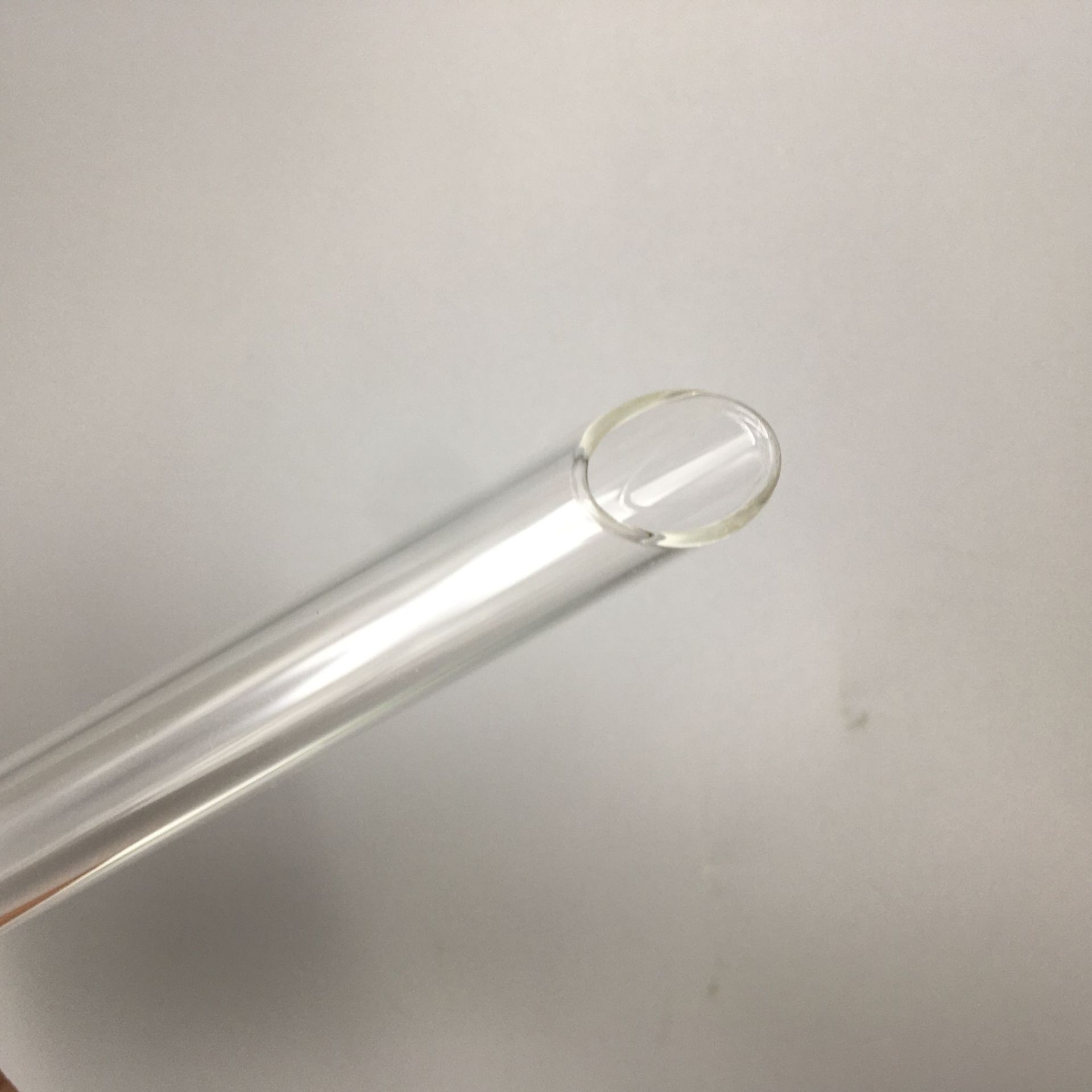 斜口玻璃吸管高硼硅彩色耐高温粗奶茶可戳破透明玻璃厂家定制