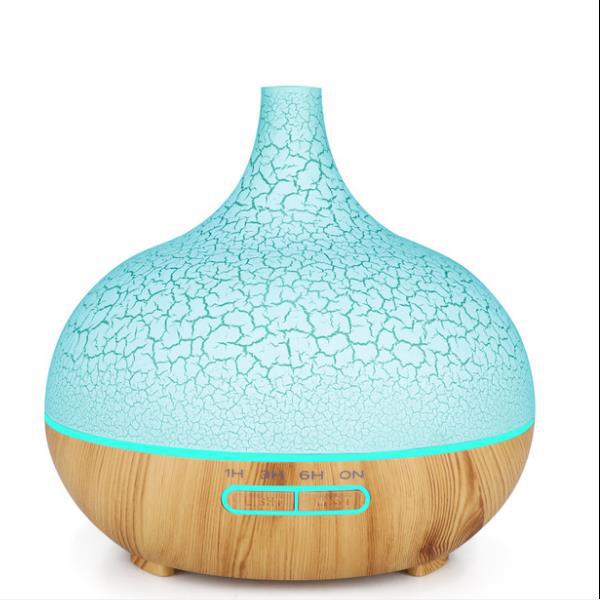 Crack Aroma Diffuser Essential Oil Ultrasonic Aroma Diffuser Ultrasonic Wood Grain Aroma Diffuser Humidifier Water Oxygen Machine Air Purifier