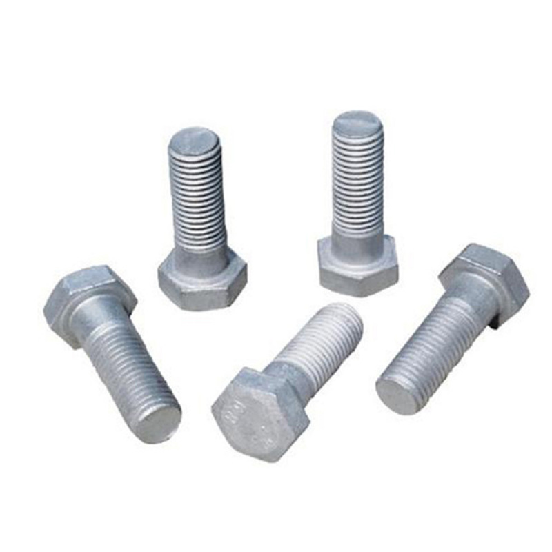 厂家直销热镀锌螺栓国标热浸锌外六角螺栓铁塔高强度螺栓m8-m48