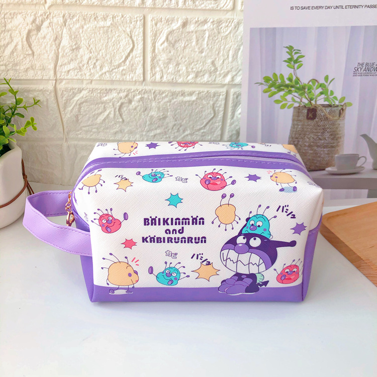 Japanese Bread Bacteria Large Capacity Cosmetic Bag Portable Three-Dimensional Portable Cosmetic Bag Clow M Cool Penguin Bag