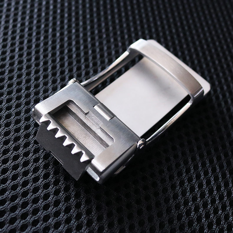 高端订制316l不锈钢皮带扣头男士纯钢金属腰带扣头oem工厂定制