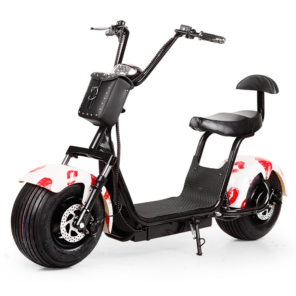 精品哈雷电动车双人酷额哈雷电瓶车成人电动踏板车宽胎两轮锂电