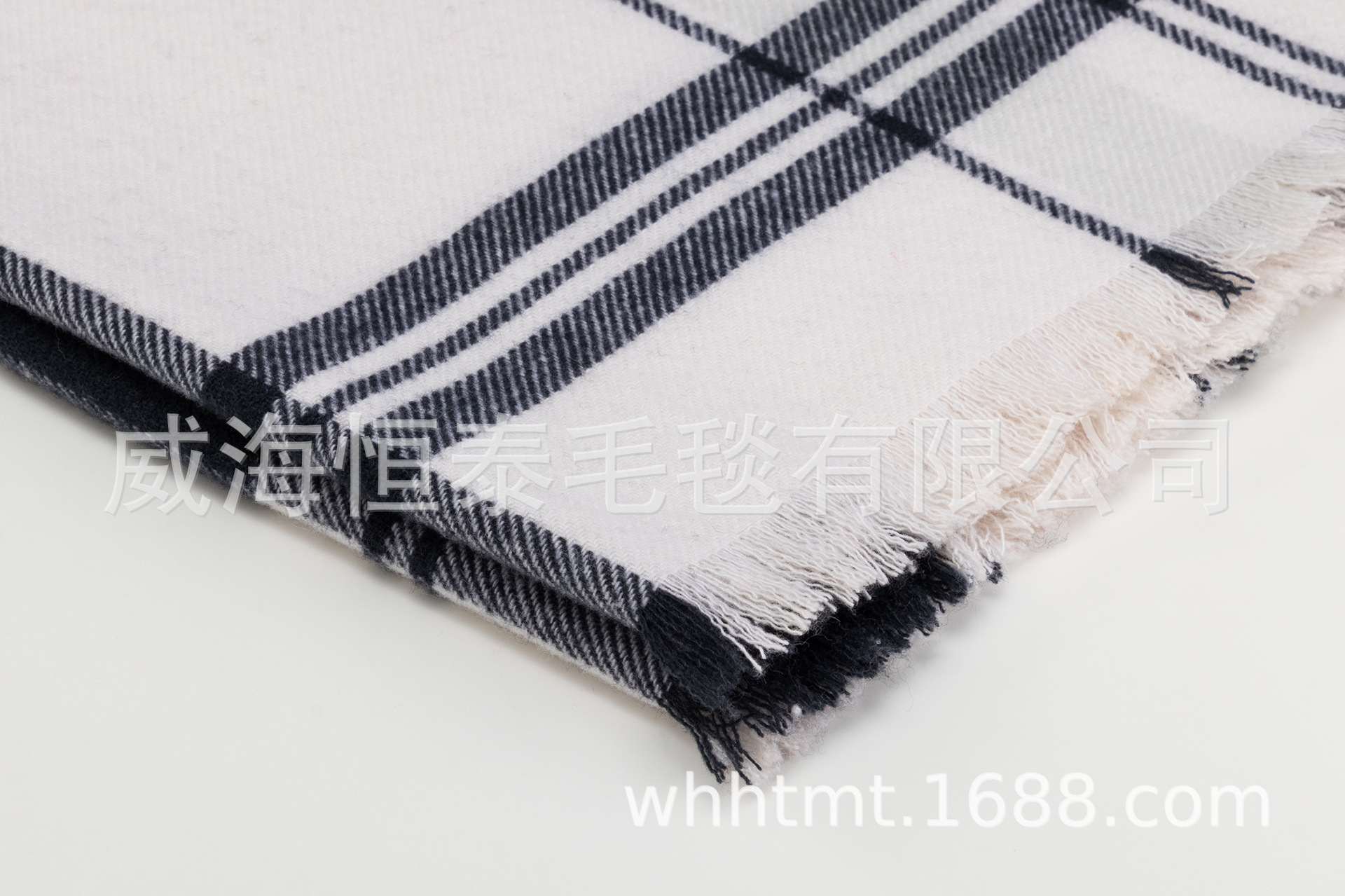 Factory Self-Operated Processing Wool Cashmere Blended Woolen Blanket Light and Soft Bed Blanket Cover Blanket