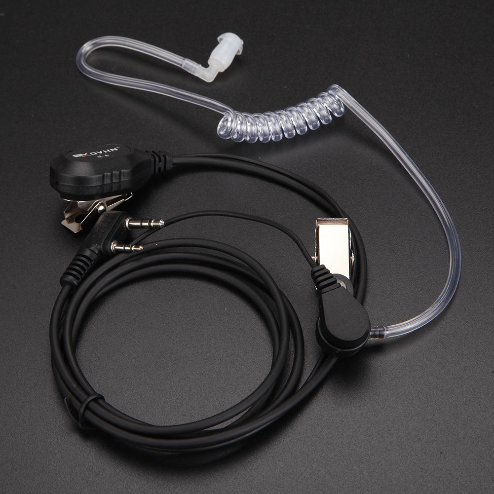 厂家批发 对讲机耳机 空气导管耳麦 入耳式 宝锋耳机 k头m头订制