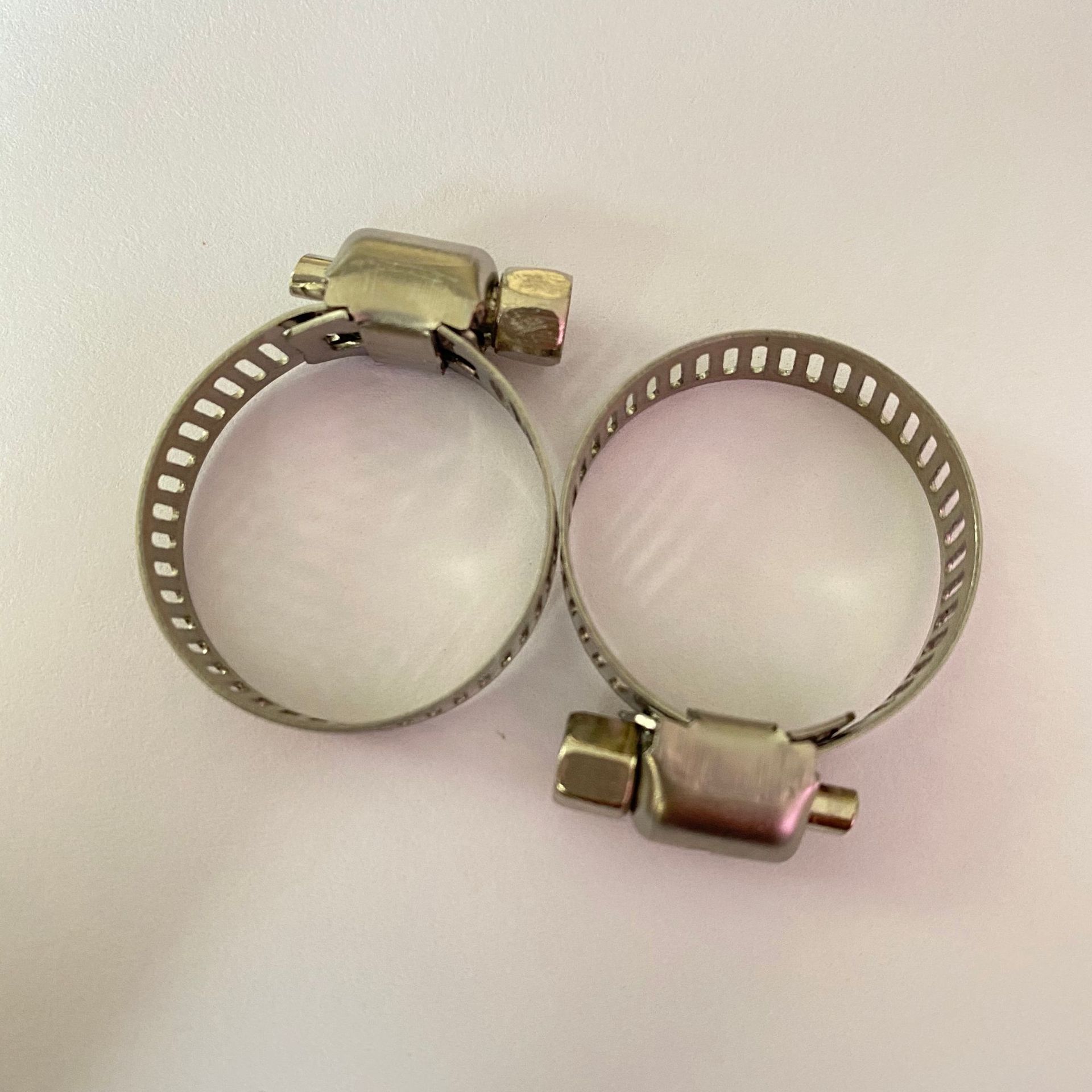 镀镍半钢小美式十字不锈钢喉箍 强力不锈钢卡箍 通信抱箍管箍卡箍