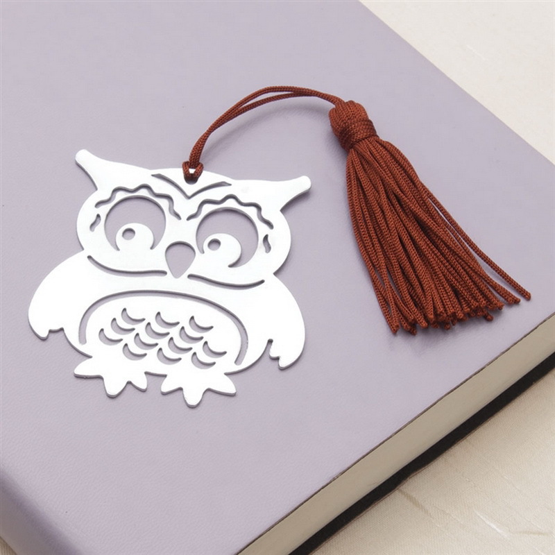 一件代发 创意设计镂空猫头鹰书签礼盒装 儿童生日派对节庆礼品