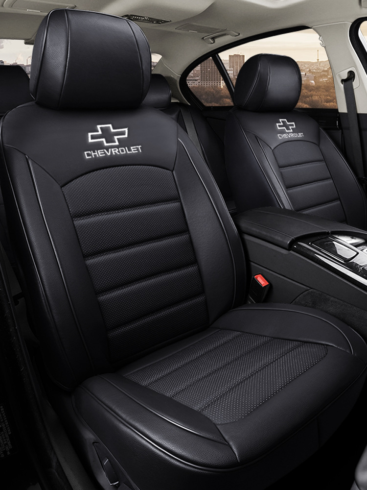 汽车坐垫套专车专用定制雪佛兰chevrolet透气皮革座椅套四季通用