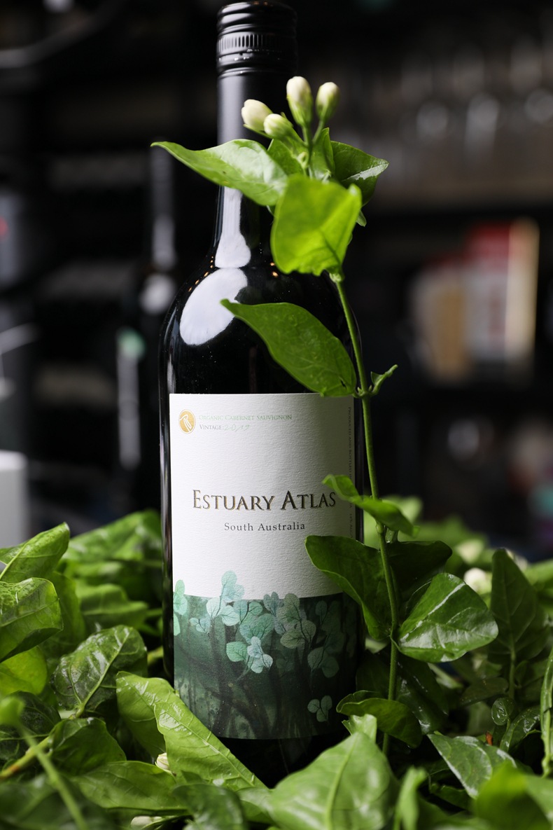 澳大利亚原瓶 estuary atlas艾思瑞赤霞珠有机干红葡萄酒