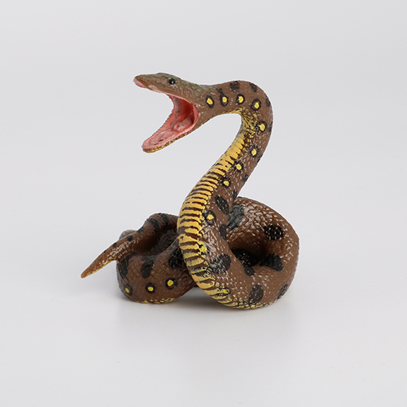 仿真玩具蛇模型野生爬行动物巨蟒 大蟒蛇野生动物蛇模型 整蛊礼物