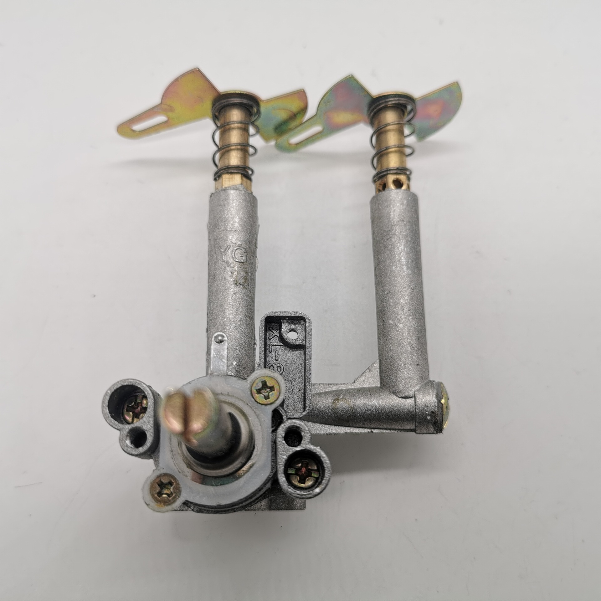 厂家嵌入式燃气灶阀体点火总成90度双枪脉冲电子点火开关灶具配件