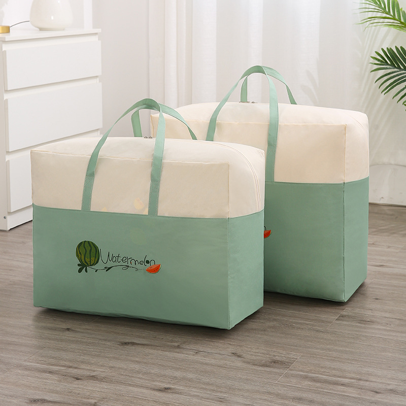 kindergarten quilt storage bag clothing bag household oversized moving packing bag cotton quilt bag luggage storage artifact